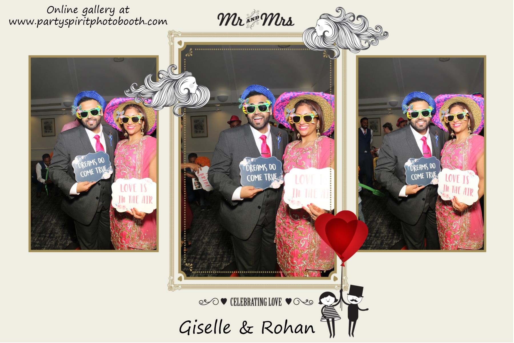 Giselle and Rohan's Wedding | View more photos from the event at gallery.partyspiritphotobooth.com/u/PartySpiritPhotoBooth/Giselle-and-Rohans-Wedding